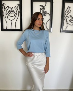 טישרט כריות תכלת