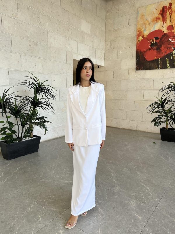 ⁦חליפת רונאל לבנה⁩ – תמונה ⁦3⁩