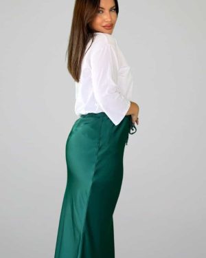 חצאית מורגן ירוק