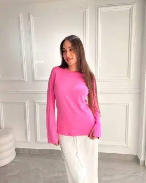 חולצת כפפה ורודה