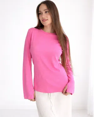 חולצת כפפה ורודה