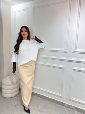 חצאית ילין קרם