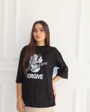 חולצת מיקי שחורה