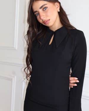 שמלת קרלה שחורה