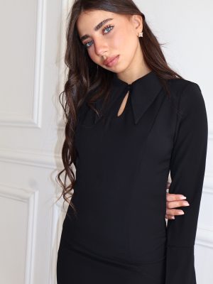 שמלת קרלה שחורה