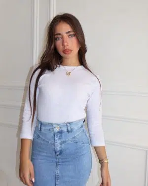 חולצת ריף לבנה