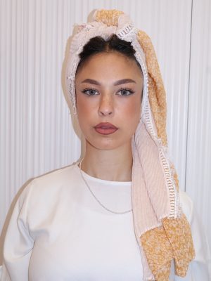 מטפחת פרחים שילוב אפרסק