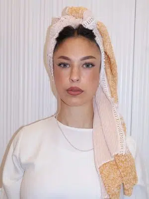 מטפחת פרחים שילוב אפרסק