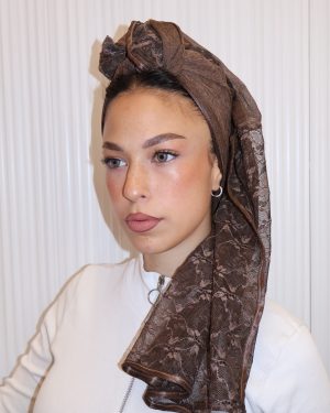 מטפחת פולה חומה