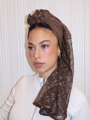 מטפחת פולה חומה