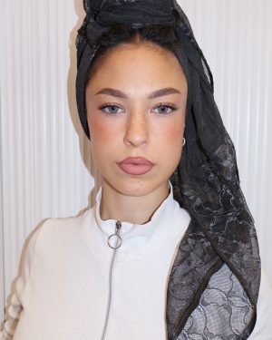 מטפחת פולה שחורה