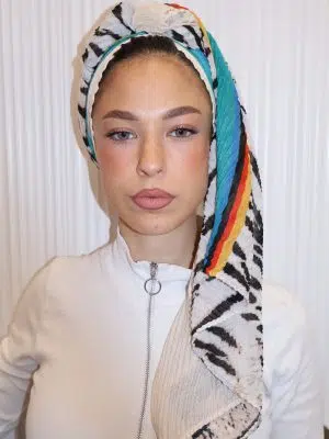 מטפחת סהרה סיומת טורקיז