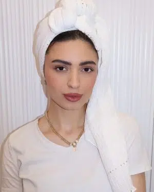 מטפחת פרפל לבנה