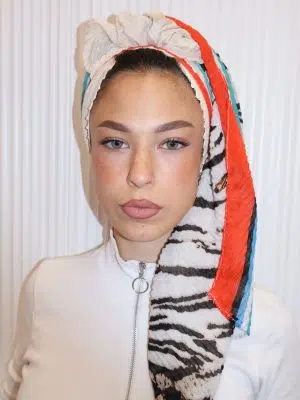 מטפחת סהרה סיומת כתומה