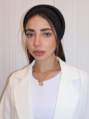 בובו גבוה חצי כיסוי שחור