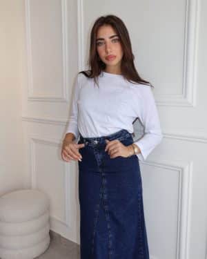 חצאית ג'ינס כחולה