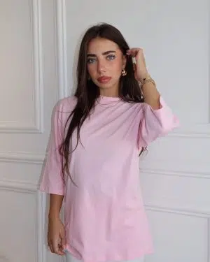 נובה טישרט ורוד ביבי