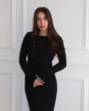 שמלת ערב יסכה אבנים