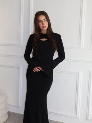 שמלת ערב רות שחורה