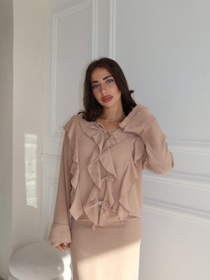 חליפת וולן חום