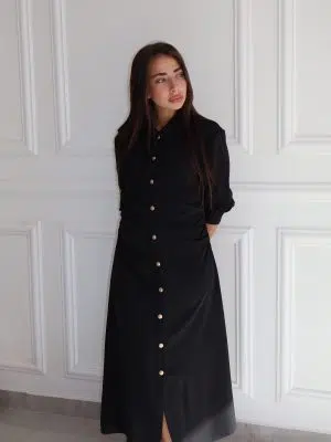 שמלת בלוגי שחורה