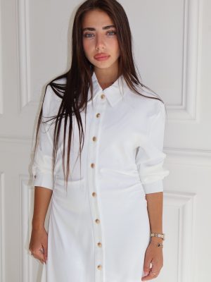 שמלת בלוגי לבנה