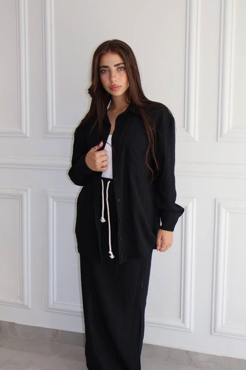 חליפת פישתן שחורה – תמונה 2