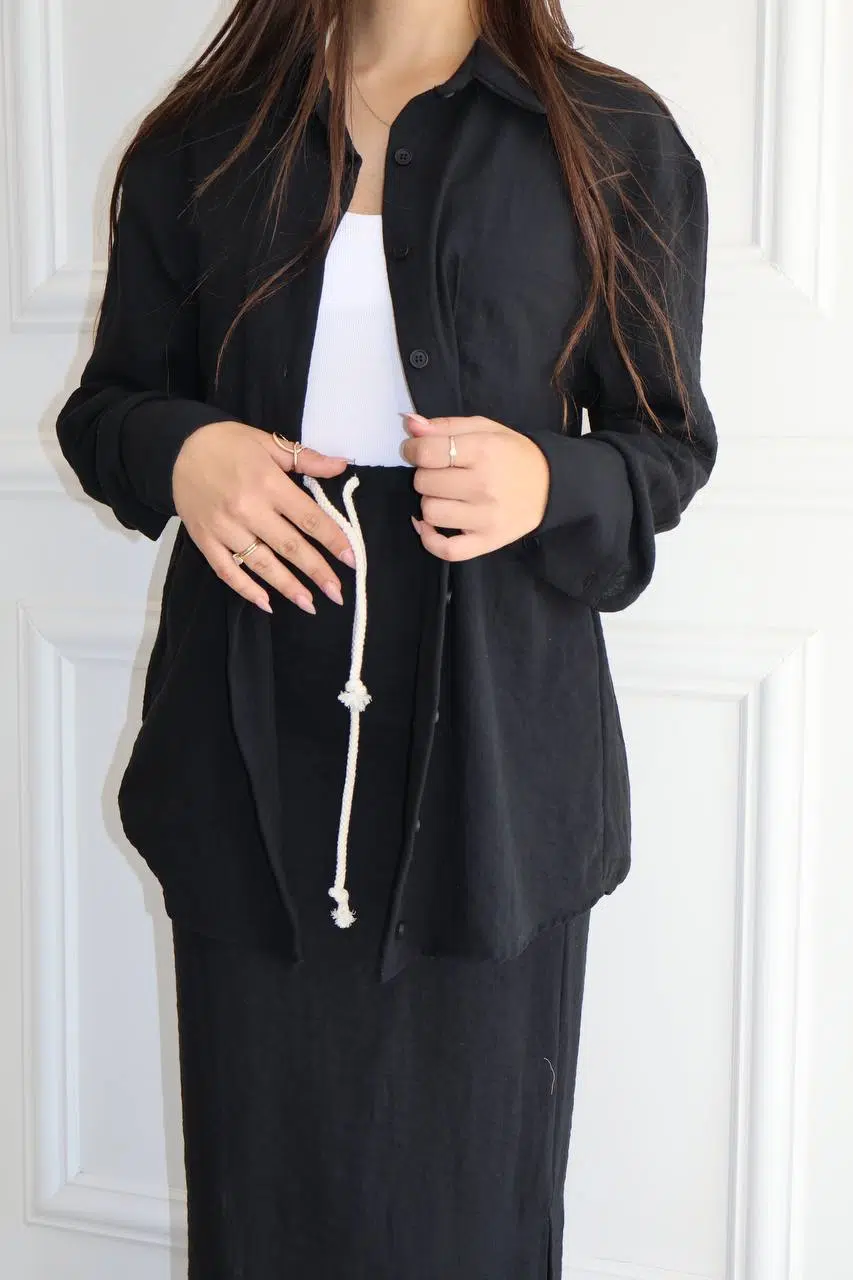 חליפת פישתן שחורה