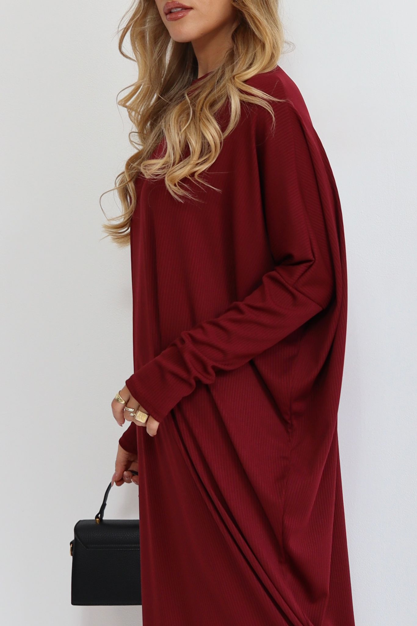 שמלת עטלף אוברסייז – תמונה 4