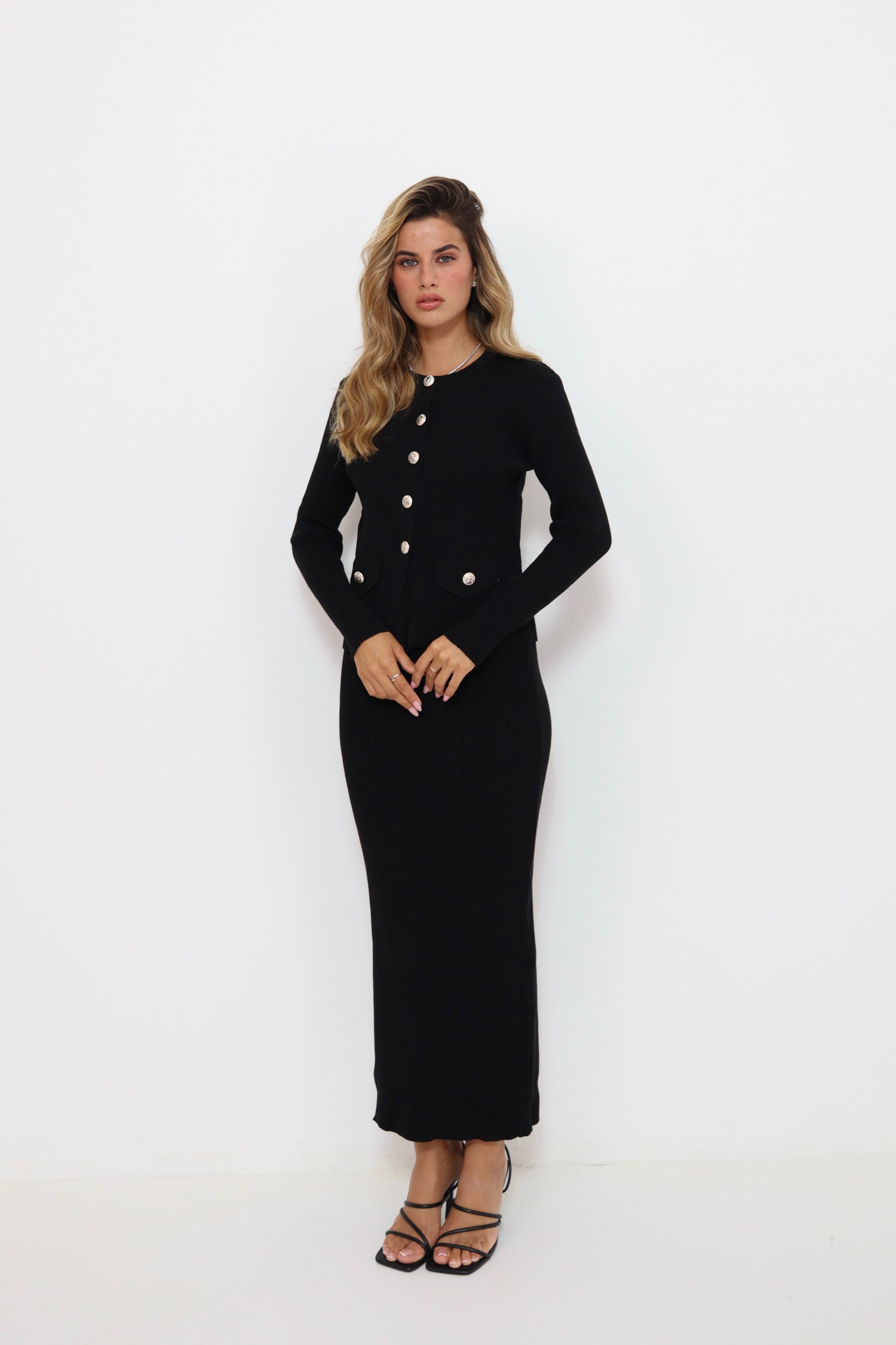 חליפה סריג ריפ כפתורי ורסצ׳ה – תמונה 3