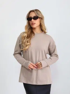 חולצת כפפה פרנשטרי מוקה