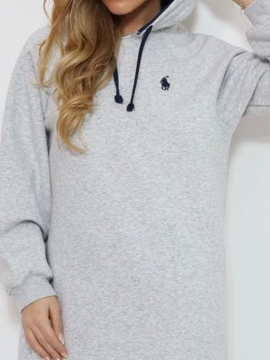 שמלת כובע פולו אפורה