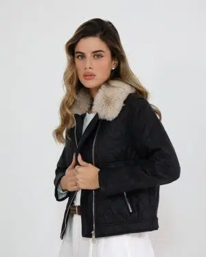 ג'קט שילוב פרווה