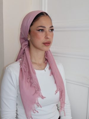 מרובעת קרפ פרנזים ורודה