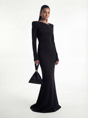 שמלת קמילה שחורה