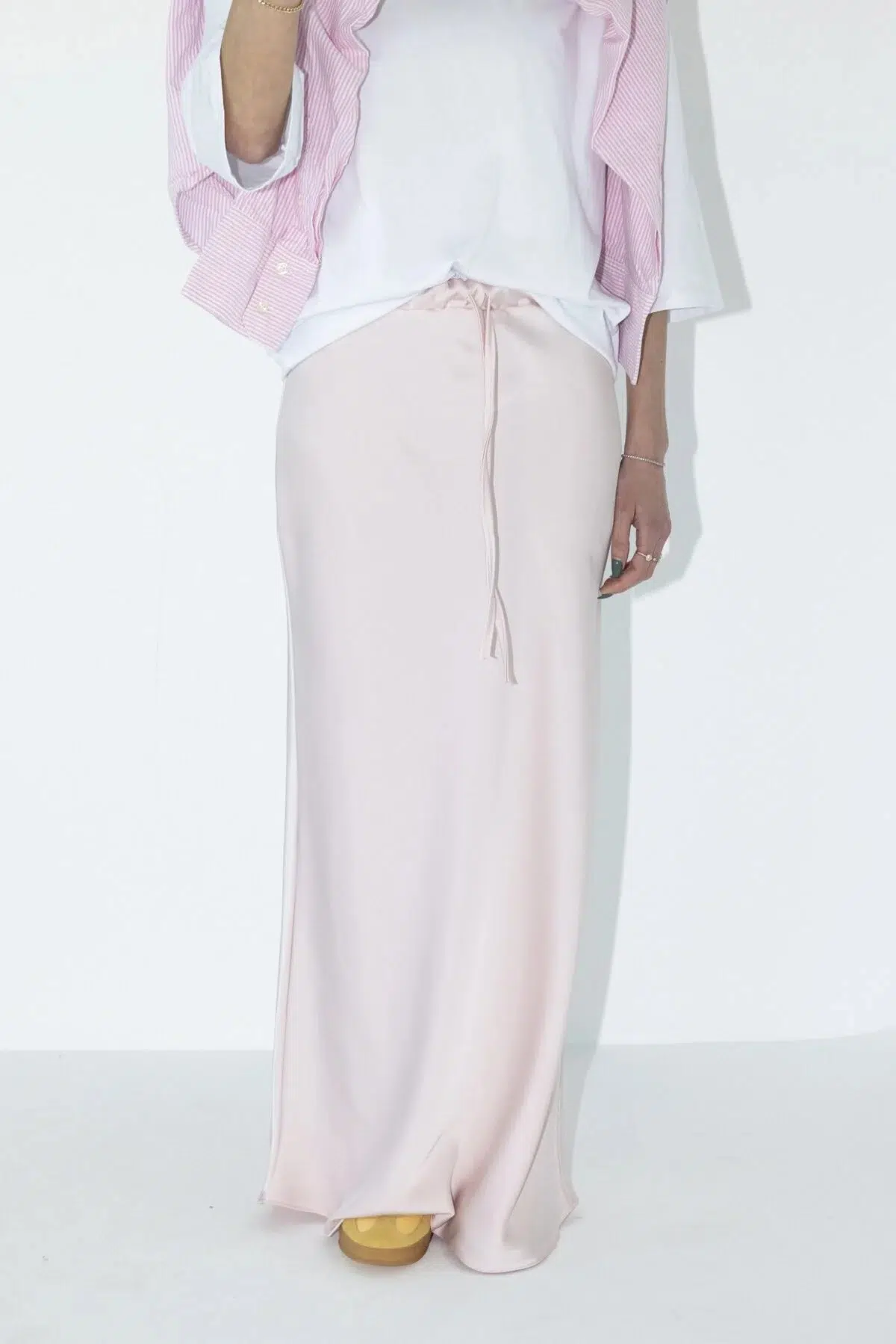 חצאית מורגן ורוד ביבי – תמונה 2