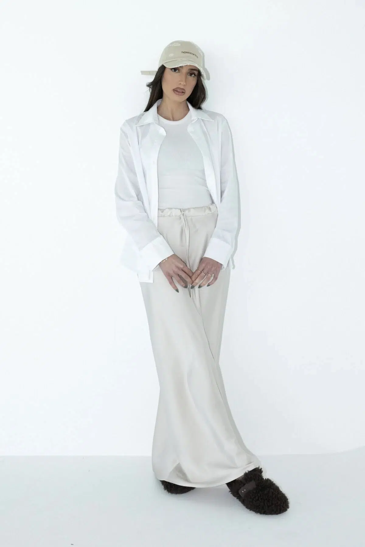 חצאית מורגן בז