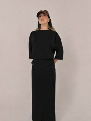 חליפת לרי שחורה